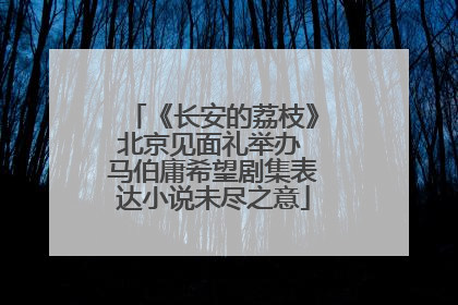 《长安的荔枝》北京见面礼举办 马伯庸希望剧集表达小说未尽之意