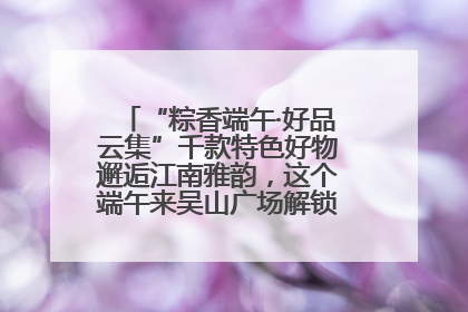 “粽香端午·好品云集”千款特色好物邂逅江南雅韵，这个端午来吴山广场解锁“浙里烟火气”