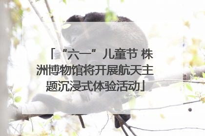 “六一”儿童节 株洲博物馆将开展航天主题沉浸式体验活动