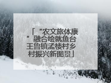 “农文旅体康”融合绘就鱼台王鲁镇孟楼村乡村振兴新图景