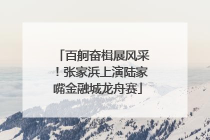 百舸奋楫展风采！张家浜上演陆家嘴金融城龙舟赛