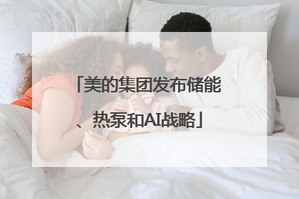 美的集团发布储能、热泵和AI战略