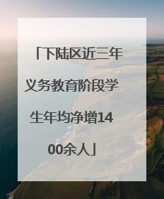 下陆区近三年义务教育阶段学生年均净增1400余人