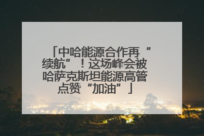 中哈能源合作再“续航”！这场峰会被哈萨克斯坦能源高管点赞“加油”