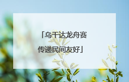 乌干达龙舟赛传递民间友好