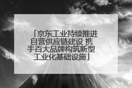 京东工业持续推进自营供应链建设 携手百大品牌构筑新型工业化基础设施