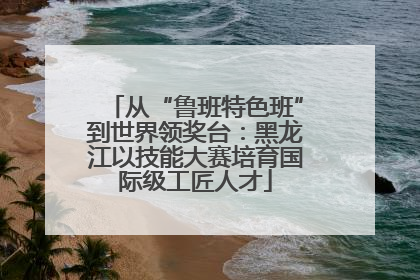 从“鲁班特色班”到世界领奖台：黑龙江以技能大赛培育国际级工匠人才