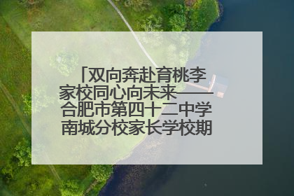 双向奔赴育桃李 家校同心向未来——合肥市第四十二中学南城分校家长学校期末总结会圆满召开