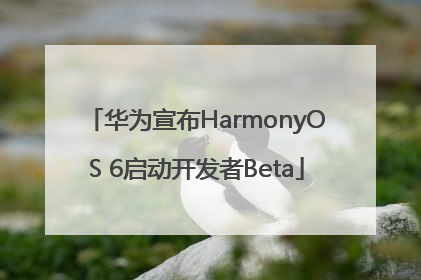 华为宣布HarmonyOS 6启动开发者Beta