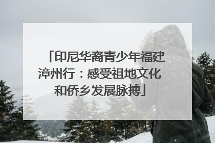 印尼华裔青少年福建漳州行：感受祖地文化和侨乡发展脉搏