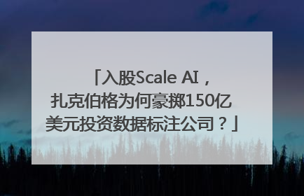 入股Scale AI，扎克伯格为何豪掷150亿美元投资数据标注公司？