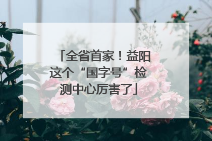 全省首家！益阳这个“国字号”检测中心厉害了