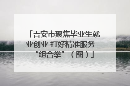吉安市聚焦毕业生就业创业 打好精准服务“组合拳”（图）