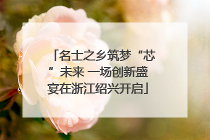 名士之乡筑梦“芯”未来 一场创新盛宴在浙江绍兴开启