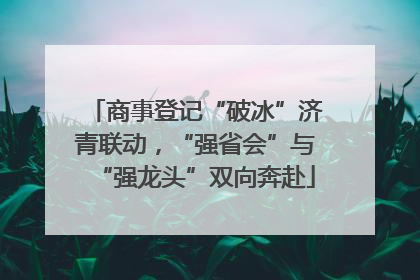 商事登记“破冰”济青联动，“强省会”与“强龙头”双向奔赴