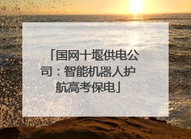 国网十堰供电公司：智能机器人护航高考保电