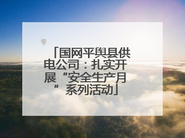 国网平舆县供电公司：扎实开展“安全生产月”系列活动