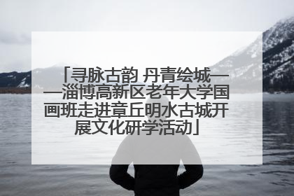 寻脉古韵 丹青绘城——淄博高新区老年大学国画班走进章丘明水古城开展文化研学活动