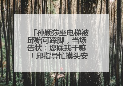 孙颖莎坐电梯被邱贻可踩脚，当场告状：您踩我干嘛！邱指导忙摸头安慰：这孩子