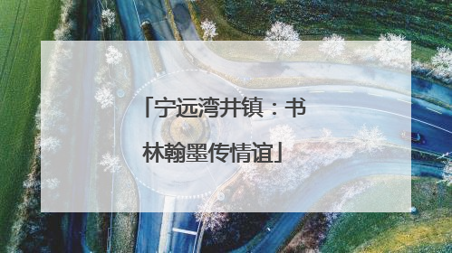 宁远湾井镇：书林翰墨传情谊