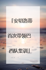 安切洛蒂首次带领巴西队集训