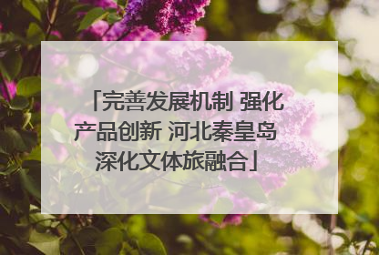完善发展机制 强化产品创新 河北秦皇岛深化文体旅融合