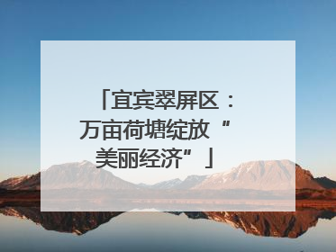 宜宾翠屏区：万亩荷塘绽放“美丽经济”