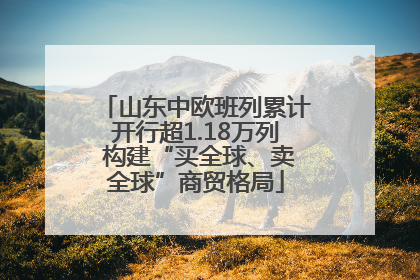 山东中欧班列累计开行超1.18万列 构建“买全球、卖全球”商贸格局