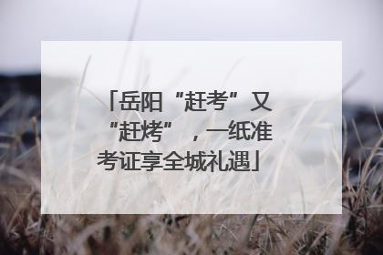 岳阳“赶考”又“赶烤”，一纸准考证享全城礼遇