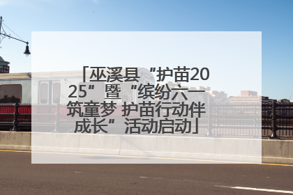 巫溪县“护苗2025”暨“缤纷六一筑童梦 护苗行动伴成长”活动启动