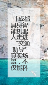 成都具身智能机器人走进“交通劝导”真实场景，不仅能科普交通法规还会讲冷笑话