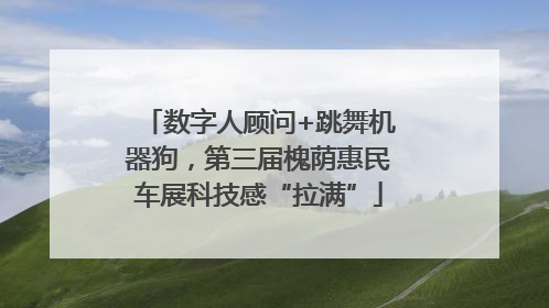 数字人顾问+跳舞机器狗,第三届槐荫惠民车展科技感“拉满”