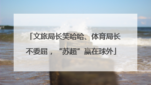 文旅局长笑哈哈、体育局长不委屈，“苏超”赢在球外