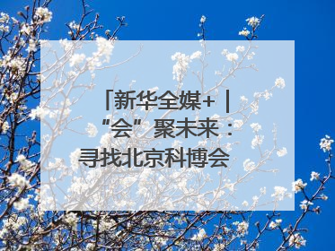 新华全媒+｜“会”聚未来：寻找北京科博会上的未来产业