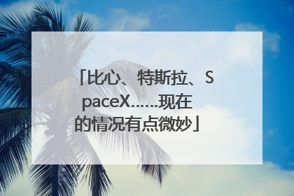 比心、特斯拉、SpaceX……现在的情况有点微妙