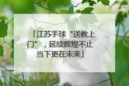 江苏手球“送教上门”，延续辉煌不止当下更在未来