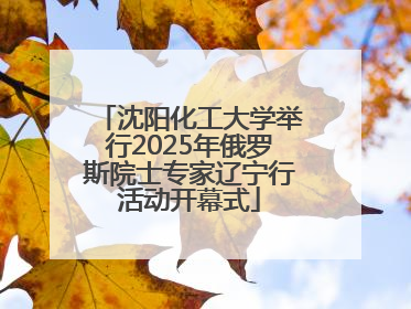 沈阳化工大学举行2025年俄罗斯院士专家辽宁行活动开幕式
