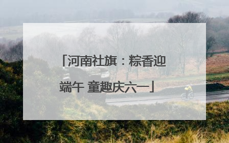 河南社旗：粽香迎端午 童趣庆六一