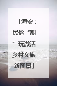 海安：民俗“潮”玩激活乡村文旅新图景