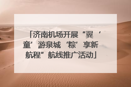 济南机场开展“翼‘童’游泉城‘粽’享新航程”航线推广活动