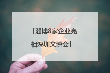淄博8家企业亮相深圳文博会