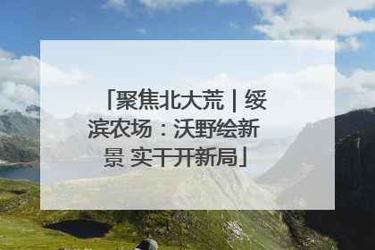聚焦北大荒｜绥滨农场：沃野绘新景 实干开新局