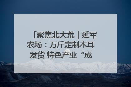 聚焦北大荒｜延军农场：万斤定制木耳发货 特色产业“成绩单”亮眼