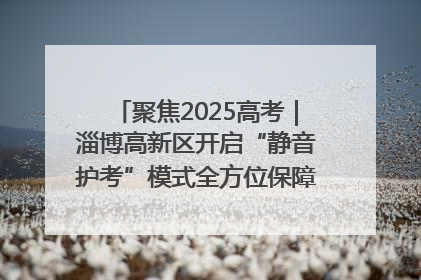 聚焦2025高考｜淄博高新区开启“静音护考”模式全方位保障高考环境整洁