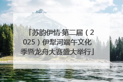 苏韵伊情·第二届（2025）伊犁河端午文化季暨龙舟大赛盛大举行