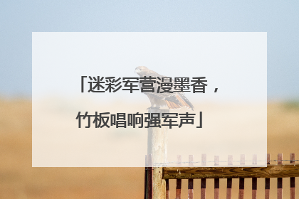 迷彩军营漫墨香，竹板唱响强军声