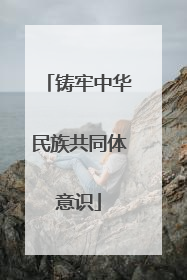 铸牢中华民族共同体意识