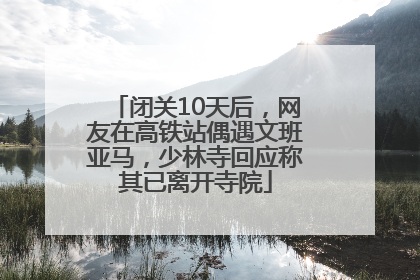 闭关10天后，网友在高铁站偶遇文班亚马，少林寺回应称其已离开寺院