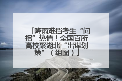 降雨难挡考生“问招”热情！全国百所高校聚湖北“出谋划策”（组图）