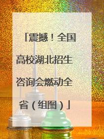 震撼！全国高校湖北招生咨询会燃动全省（组图）